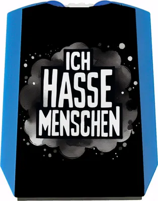 Produktbild von Ich hasse Menschen Parkscheibe