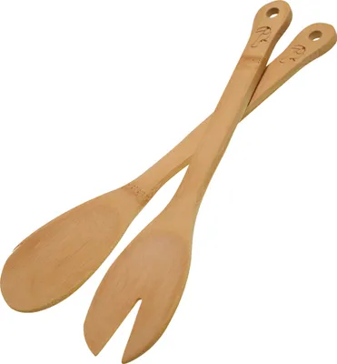 Produktbild von Fackelmann Salatbesteck Bambus, braun, 30 x 6,5 x 2 cm