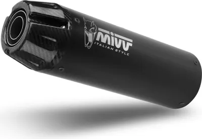 Immagine prodotto di Marmitta completa nera MIVV Hr-1 fondello carbon per KAWASAKI vulcan s