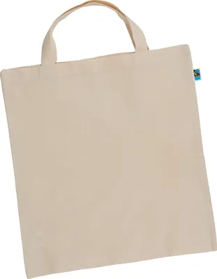 Produktbild von VBS Baumwolltasche "Fairtrade", 38 x 42 cm, Natur