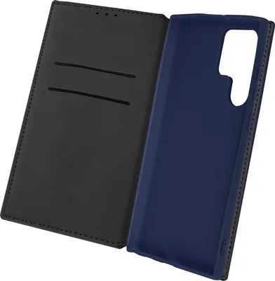 Produktbild von Avizar, Kunstleder Cover Classic Edition für Samsung Galaxy S22 Ultra, Blau