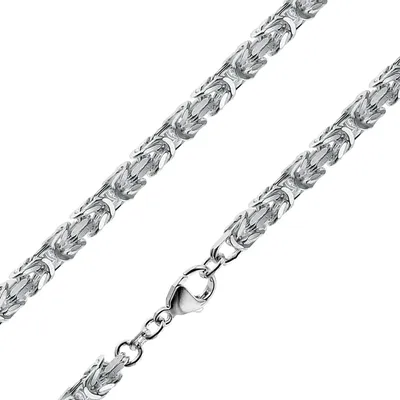 trendor 86113 Halskette für Männer 925 Sterlingsilber Königskette 4,7 mm 1