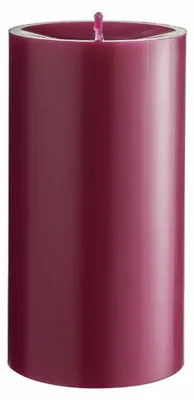 Productafbeelding van Engelse kaars, stompkaars, origineel, paraffine, Merlot, Ø 8 H 15 cm, artikelnummer 62000815023