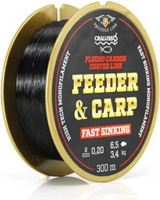 Produktbild von Cralusso Feeder&carp Coated Fast Sinking 150 M Monofile Schnüre Golden 0.250 mm Golden 0.250 mm