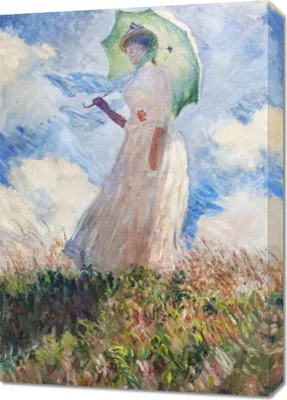 Image de Tableau 50 x 70 cm Suzanne Hoschedé, Monet Vintage pour le salon