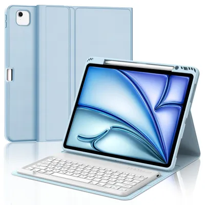Produktbild von Air 13 M4 M3 M2 2026-2024 und Pro Kompatiblilität Blau 13 Zoll Tastatur