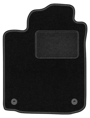 Produktbild von Fahrermatte Velours für Toyota Corolla Verso I 2001-2004 (Minivan) – 1-tlg, Schwarz, passgenau – Wielganizator LUX