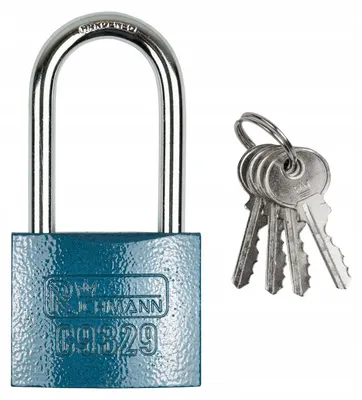 Obrázek produktu pro RICHMANN C9329 Visací zámek třmenový, dlouhé třmeny, kalený