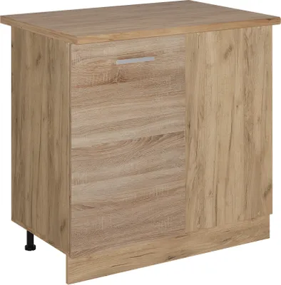 Produktbild von Eckunterschrank Vicco R-Line Sonoma 86 cm , AP Eiche, Model 53330