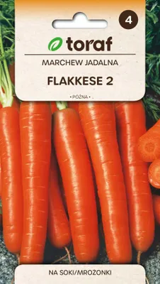 Obrázek produktu pro Mrkev Jedlá mrkev FLAKKESE 2 pozdní odrůda, semena 5 g, Toraf 116