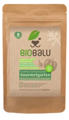 Produktbild von Gourmetgarten 8 Alte Sorten Set | Gemüsesamen-Sets von Biobalu