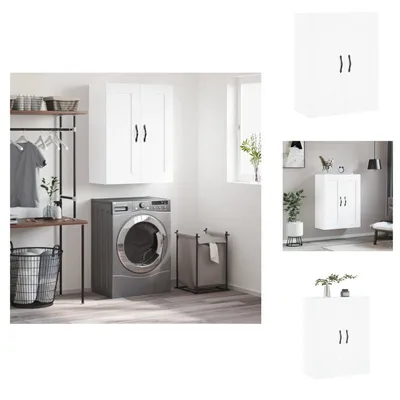 Image de vidaXL Armoire murale blanc 69,5x34x90 cm Bois composite - Sideboards