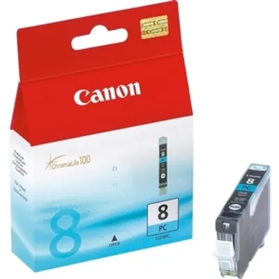 Produktbild von Canon CLI 8PC - Depósito de tinta - 1 x photo cyan, Cyan, Tintenstrahl
