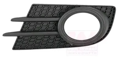 Produktbild von VAN WEZEL Lüftungsgitter Grill Stoßfänger für VW TIGUAN (5N) mit Loch/Löchern für Nebellampen