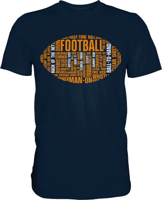Produktbild von American Football T-Shirt – Navy / XXL