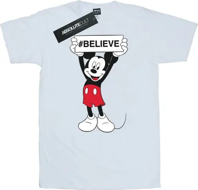 Produktbild von Disney - "Believe" T-Shirt für Herren BI39699 (XL) (Weiß)