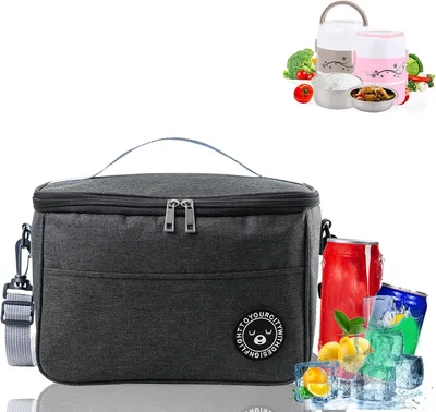 Produktbild von Kühltasche 6 L, Isolierte Lunchbox, Wasserdicht, Langlebig Oxford, für Schule, Arbeit, Picknick