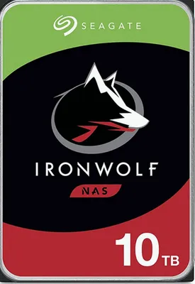 Produktbild von Seagate IronWolf ST10000VN000 - Festplatte - 10 TB - intern - 3.5" (8.9 cm)