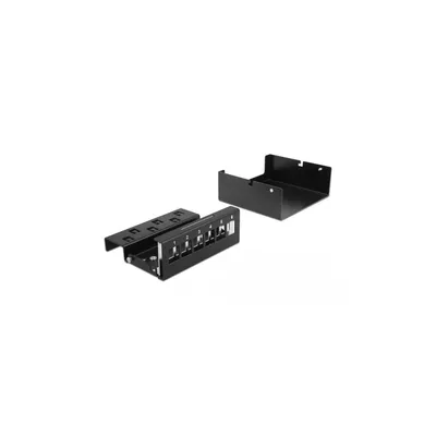Obrázek produktu pro DELOCK Keystone patch panel 6 portů černý