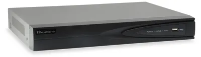 Immagine prodotto di LevelOne NVR-0504 Videoregistrazione di rete a 4 canali. PoE H.265/264