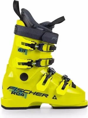 Produktbild von Fischer RC4 65 JR YELLOW/YELLOW Kinder Skischuhe Ski Alpin Stiefel Skiboots gelb 21,5