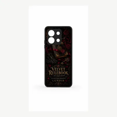 Productafbeelding van Xiaomi Redmi Note 13 Pro 5G hoesje, telefoonhoesje, beschermhoes met fluweelmotief – LUNØIR ©
