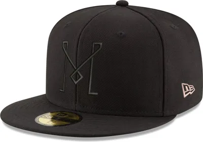 Produktbild von New Era 59Fifty Fitted Cap - BLACK MLS Inter Miami - 7 1/8