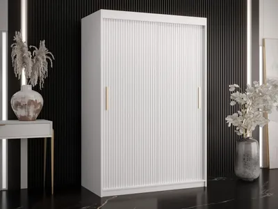Obrázek produktu pro Šatní skříň 120 cm LONZO 1 - bílá