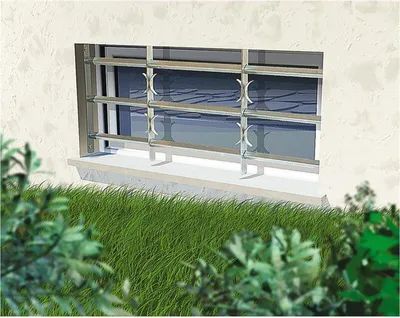 Produktbild von GAH-Alberts 553593 Fenstergitter Amsterdam, ausziehbar,300 x 700-1050 mm NEU