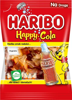 Obrázok produktu pre Haribo Happy Cola ovocné želé, 85 g