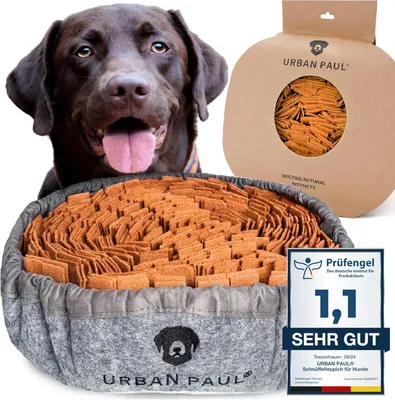 Productafbeelding van Snuffelmat voor honden - verstelbaar in grootte - wasbaar - vilten strookjes - voor zoekspelletjes