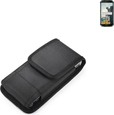 Produktbild von Holster Gürteltasche kompatibel mit Doogee S40 Holster Gürtel Tasche wasserabweisend Handy Hülle Schutz Hülle Outdoor schwarz K-S-Trade
