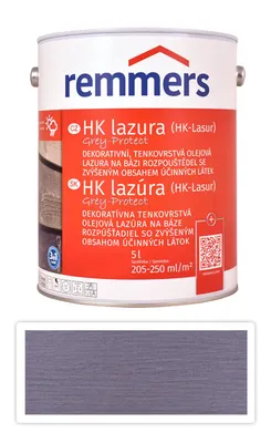 Obrázok produktu pre Remmers HK-Lasur šedá chráni grafitovo šedá 5 l
