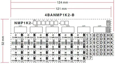 Produktbild von MEANWELL 4BANMP1K2-B 4BANMP Gerätelabel