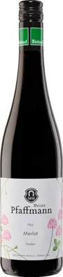 Produktbild von Pfaffmann Merlot trocken kräftige Farbe und im Geschmack 750ml