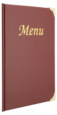 Produktbild von Securit Menü BASIC A4, bordeauxrot