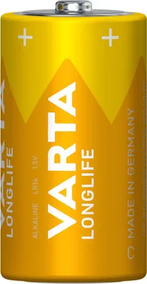 Produktbild von Varta Batterie Alkaline, Baby, C, LR14, 1.5V Longlife, Bulk (1-Pack)