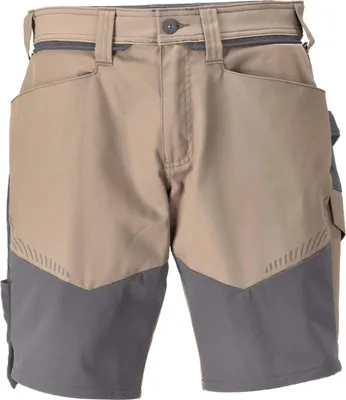 Produktbild von Mascot Shorts, geringes Gewicht Shorts 25149-230-5689 Gr. C64 dunkles sandbeige/anthrazitgrau