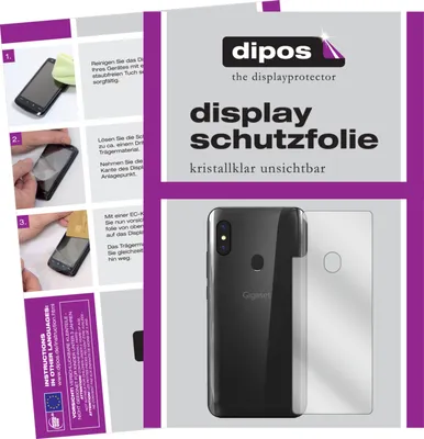 Produktbild von 5x Schutzfolie für Gigaset GS290 Rückseite klar Displayschutzfolie Folie Display Schutz dipos