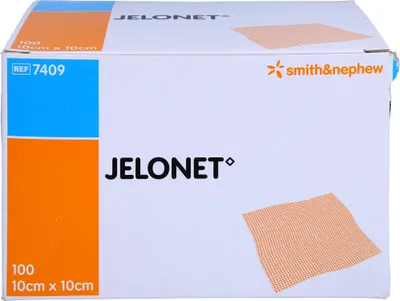 Obrázek produktu pro JELONET 10X10CM PARAFFIN STERIL, 100 St WGA