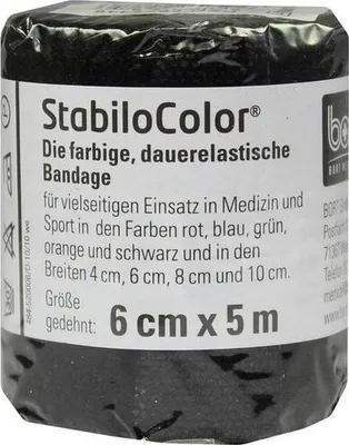Produktbild von BORT StabiloColor Binde 6 cm schwarz