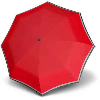 Zdjęcie produktu dla Składany parasol kieszonkowy dla dzieci T.010 Small Manual Circle Border – czerwony