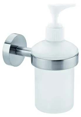 Produktbild von tesa Moon Seifenspender zum Hängen edelstahl satiniertes Glas