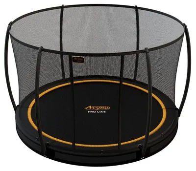 Produktbild von Avyna Trampolin, Einbaubedingung, Durchmesser 245 cm, mit Sicherheitsnetz | Schwarz