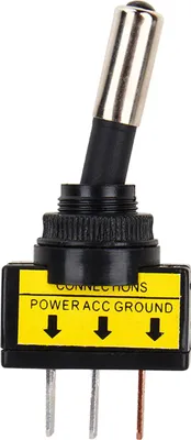 Produktbild von 12V 20A Kfz-Kippschalter mit blauer LED-Beleuchtung, 3-polig, SPST, Ein/Aus
