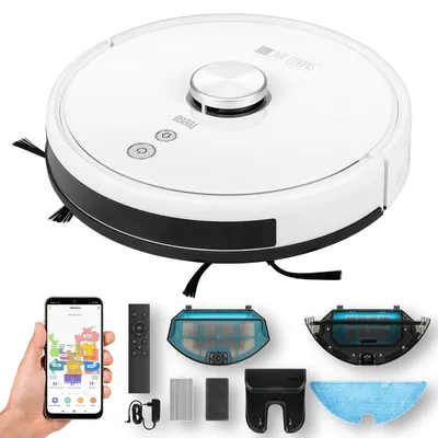 Produktbild von Saugroboter – Saugroboter mit Wischfunktion – Wischroboter – Reinigungsroboter – 4 Saugstufen