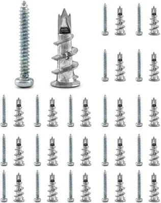 Produktbild von Famanu Gipsplattenanker für Beton und Ziegel - Set von 20