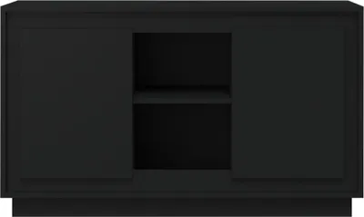 Produktbild von vidaXL Sideboard Schwarz 102x35x60 cm Holzwerkstoff