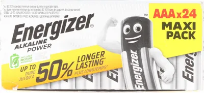 Immagine prodotto di Energizer Alkaline Power - Confezione famiglia AAA/24 24