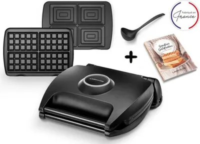 Image de Gaufrier / croque-monsieur Lagrange Gaufrier 4 Gaufres + Croque-monsieur 089004